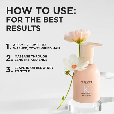 Gloss Absolu Frizz-Glaze Heat Protecting Cream