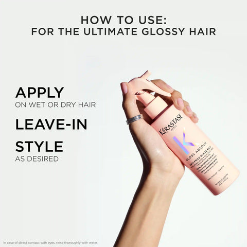 Gloss Absolu Glaze Milk Anti-Frizz Heat Protecting Spray