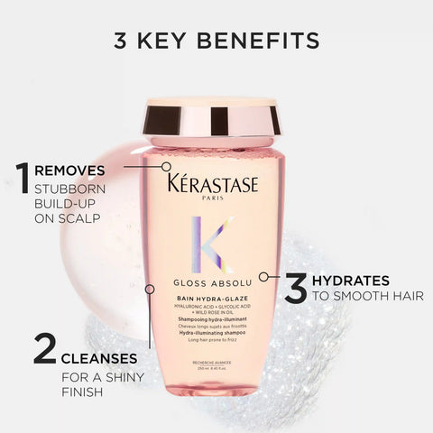Gloss Absolu Bain Hydra-Glaze Anti-Frizz Shampoo